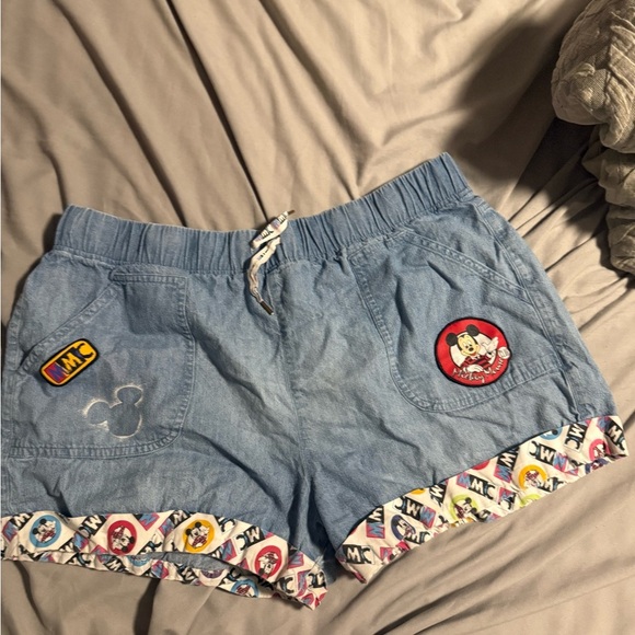 Disney Pants - Disney Mickey Mouse Denim Shorts